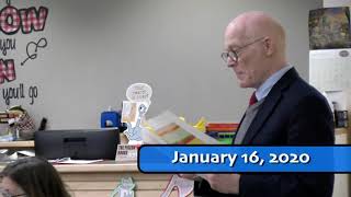 GRANBY MA School Committee 1-16-20