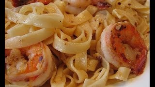 Паста с креветками