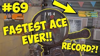 Fastest Ace EVER in Rainbow6 Siege! | Rainbow Six: Siege  Twitch Clips #69
