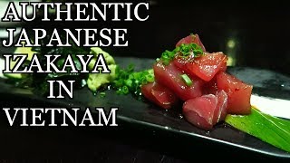 BEST Japanese IZAKAYA in Hanoi VIETNAM Food Tour Family Vlogs