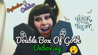 Double Box of Goth Unboxing - Trick R Treat & Horror Queens | Batbones