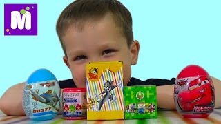 Майнкрафт Ангри Бердс Тачки Самолеты  Том и Джери раcпаковка сюрпризов