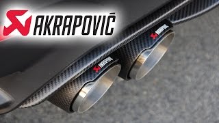 Новый выхлоп от Akrapovic BMW M4