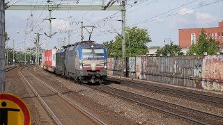 Eisenbahnverkehr in Köln-Ehrenfeld mit Br 193 146 143 189 151 186 185 423 425 406 THA
