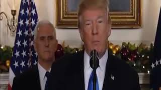 دونالد ترامب يعلن رسميا القدس عاصمة اسرائيل ❗ ??