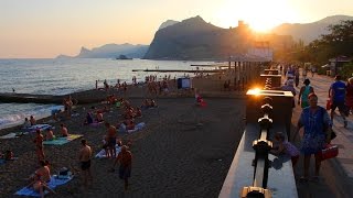 Судак. Август 2016. Пляж и набережная