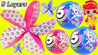 LOL Surprise Dolls + Lil Sisters Open 5 Layers Surprise Toys at McDonalds