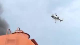 Тушение пожара в н. п.  Шишкин Лес вертолетом