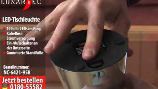 Lunartec LED-Tischleuchte