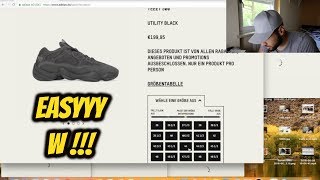 *LIVE COP* ADIDAS YEEZY 500 "Utility Black"
