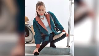 Cute Polio Girl Transferring & Trying to Stand Up