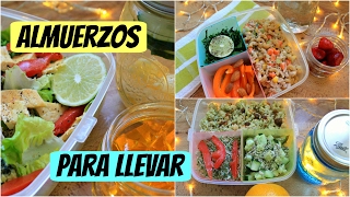 Almuerzos|Comidas saludables para llevar (Opción vegana incluida)