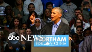 Obama, Bush address divisions in the US under Trump