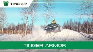 Вездеход TINGER/ТИНГЕР зимой | Официальное видео