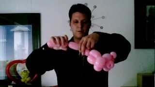 Ballon Schwein, balloon pig, Modellierballon Ballonfiguren