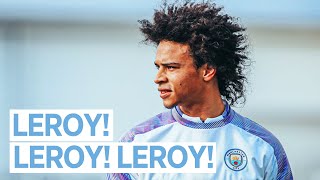 LEROY SANE TRAINS WITH THE TEAM | Man City Training
