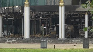 ККТ "Космос" оцеплен после взрыва