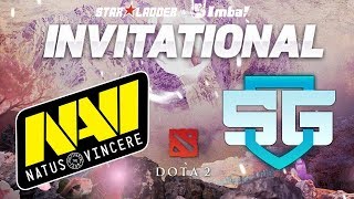 Тотальный разнос NAVI vs SG | Starladder 5 DOTA 2 | Лучшие моменты