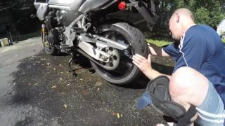 Motorcycle Wash, Degrease and Detail (Timelapse)