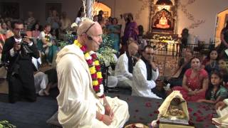 Vedic Hare Krishna Wedding of Keshava & Tara by HG Vaisesika Prabhu- Toronto - Aug 18, 2012.