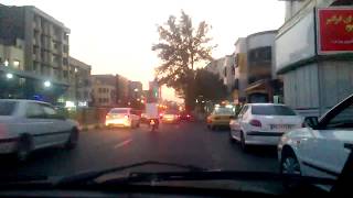 По ночному Тегерану на такси / Night travel in Tehran on taxi