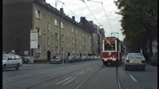 Dortmunder Strassenbahn in den 90er - tram in the 90er in Dortmund