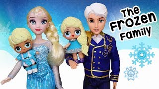 The Frozen Family with Rascal Brother ! Toys and Dolls Fun Play for Kids | SWTAD LOL Families