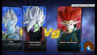 Dragon Ball Xenoverse 2: Fused Zamasu Half Corrupted, Mira Final Form & Demigra Gameplay! - Johnic
