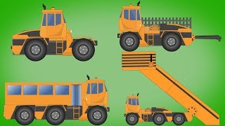 Transformer | Airport Bus | Passenger Mover | Tow Truck | Video For Kids | Car superheroes
