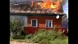 Пожар на 2-Заречной, Кондрово, 01.07.2012