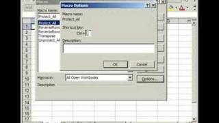 Assign Keyboard Shortcuts to Macros in Excel