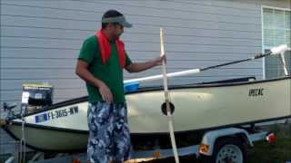 porta bote modification for night time bow fishing and spear fishing