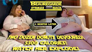 Beauregarde TWO dozen donuts stuffing!
