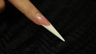 Step by Step Tutorial To Sculpting Stiletto Nail Shape Using Gel