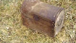 Kids find buried treasure chest!! MUST SEE!!