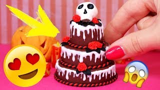? ТОРТ С ЧЕРЕПОМ для КУКОЛ Monster High ? ХЭЛЛОУИН СВОИМИ РУКАМИ DIY  Анна Оськина