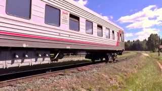 Тепловоз ЧМЭ3-5475 с пригородным поездом Ижевск - Чур