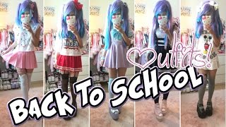 Back to school 2015 outfit ideas! (different/kawaii outfits) - gymnasiet (skolan)