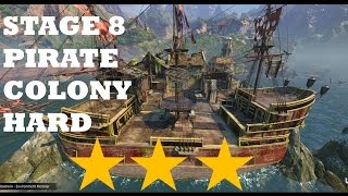 Uncharted 4 A Thief's end Survival Co-op Stage 8 Pirate Colony (Solo, Hard) 3/3 Stars