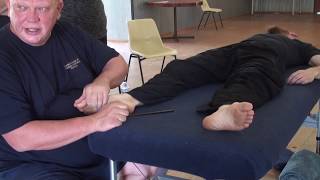 Reflexology foot massage and Energy massage Deep Tissue Massage. Raynor massage on Art pt 2