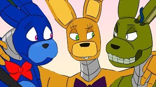 ЧТО ЗАДУМАЛИ БОННИ, СПРИНГ БОННИ И СПРИНГТРАП  ☘ SPRINGTRAP AND FNAF WORLD  ☘  FNAF КОМИКС № 5