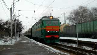Отправление ЧС8-065 с поездом Ростов-на-Дону — Кишинёв