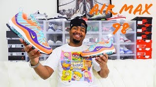 Nike Air Max 98 Cone / Vibrant Review!!!!