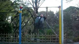 Muscle-Up 20 times (chinning training)