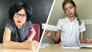 Я ДЕЛАЮ УРОКИ ожидание и реальность МАМА проверяет домашнее задание