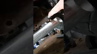 Pipes all welded up.