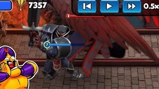 [EN] Giant Black Knight VS Giant Dark Angel !!! - Castle Crush Arena [EN]