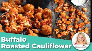 Buffalo Roasted Cauliflower  - Air Fryer Appetizer Recipe