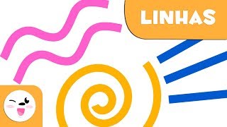 As linhas para crianças - Geometria para crianças