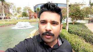Lake and fountain Dubai Internet City (Beauty of Dubai)